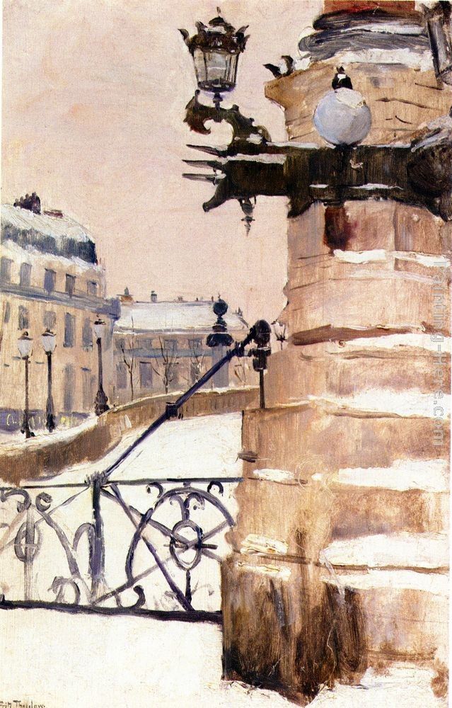 Fritz Thaulow Vinter I Paris